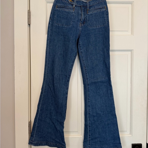 Madewell Denim - Madewell x Daryl K Collab Medium Blue Flare Jeans High Waisted